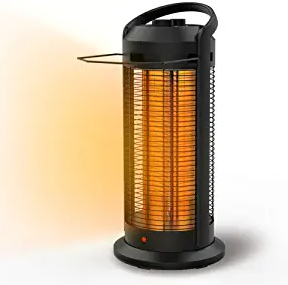Electric Infrared Space Heater, 70° Oscillating Radiant Tower Heater